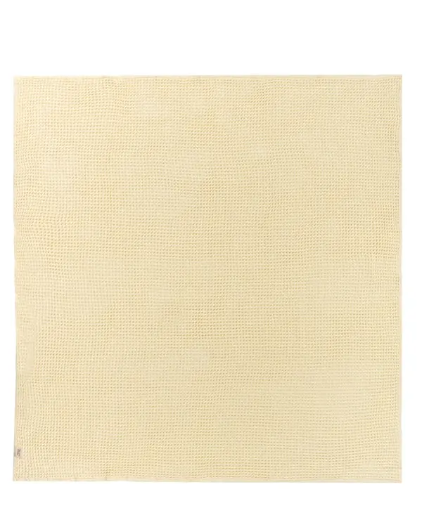 Little Fishies Waffle Blanket - Butter | Sand Cloud - Image 5