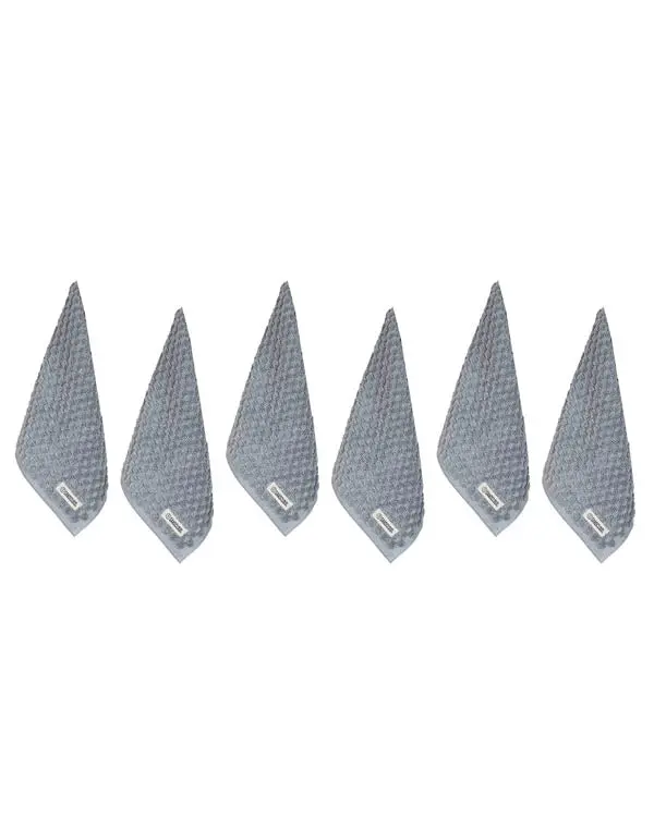 Atom Washcloth Bath Bundle- 6 Pack - Grey | Sand Cloud - Image 4