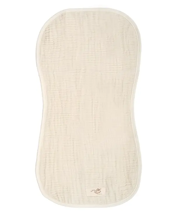 Little Fishies Gauze Burping Cloth Bundle - 3 Pack - Natural / Beige / Warm Taupe | Sand Cloud - Image 6